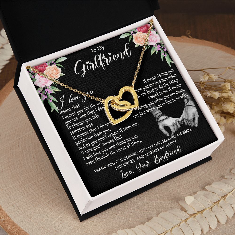 To My Girlfriend Necklace from Boyfriend To My Future Wife Necklace Jewelry For Girlfriend Gift For Girlfriend Gift for Her Romantic Birthday Valentines Day Gift For Girlfriend Gifts Necklaces