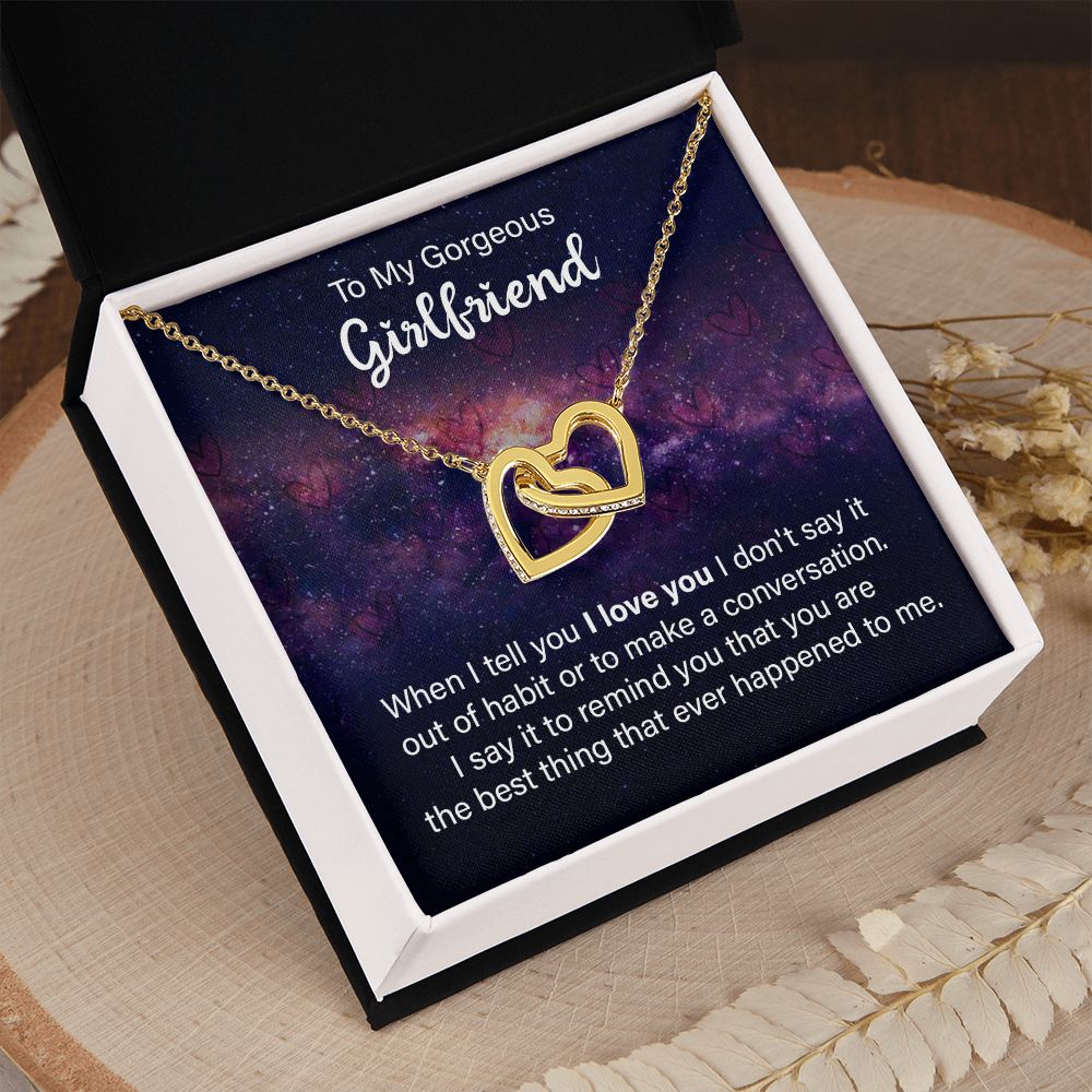 To My Girlfriend Necklace from Boyfriend To My Future Wife Necklace Jewelry For Girlfriend Gift For Girlfriend Gift for Her Romantic Birthday Valentines Day Gift For Girlfriend Gifts Necklaces