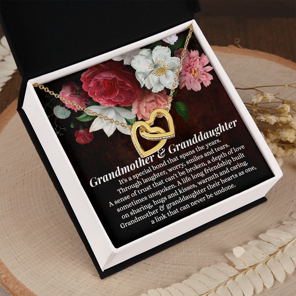 To My Grandma Necklace, Gift for Grandmother Necklace, Mothers Day Gift For Grandma Nana, Grandma Jewelry From Grandchildren GrandKids , Jewelry Box Gift For Grandma Grandmother