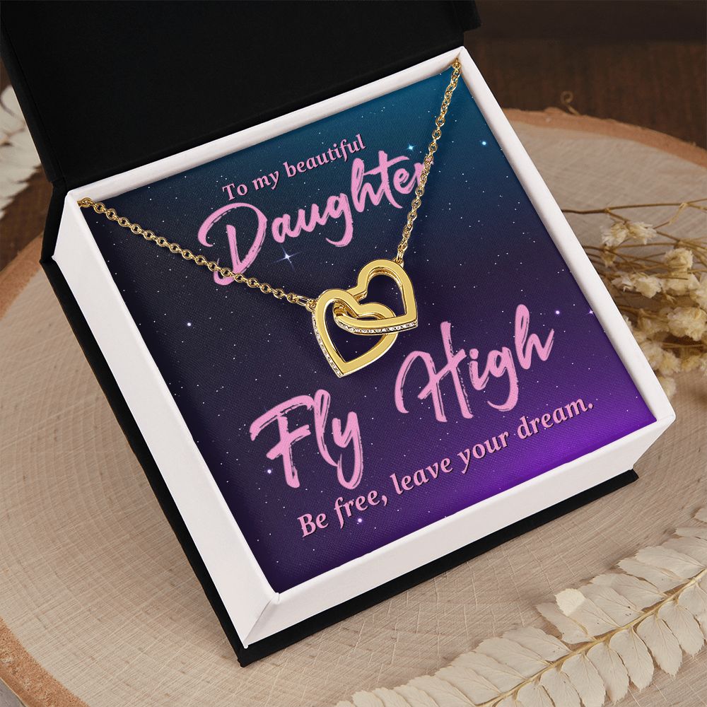 To My Daughter Necklace Gift from Mom, Mother and Daughter Jewelry Necklace for Girls, Mother Daughter Gift Ideas, Jewelry Pendant Necklace