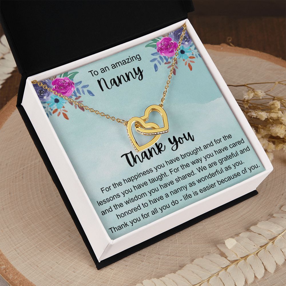 To My Grandma Necklace, Gift for Grandmother Necklace, Mothers Day Gift For Grandma Nana, Grandma Jewelry From Grandchildren GrandKids , Jewelry Box Gift For Grandma Grandmother