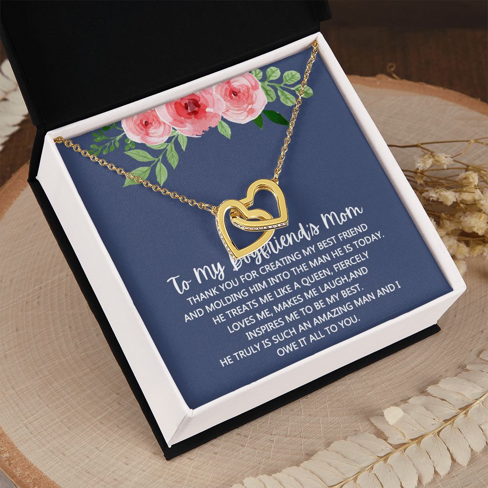 To My Boyfriend Mom Gift Necklace for Boyfriends Mom Gift Mother in Law Jewelry Gift Birthday Gift For Boyfriend's Mom Gift for Boyfriend Mom Gift for Boyfriend's Mom