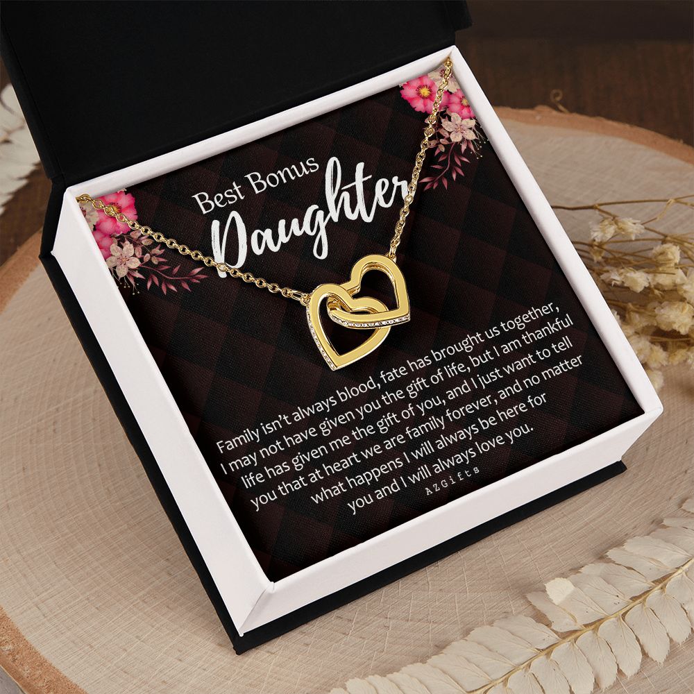 Daughter In Law Gifts Ideas, Daughter In Law Necklace, Gifts For Future Daughter In Law, Daughter In Law Birthday Gifts, Daughter-in-law Gifts From Mother In Law, Birthday Gifts For Daughter1 Interlocking Hearts Necklace