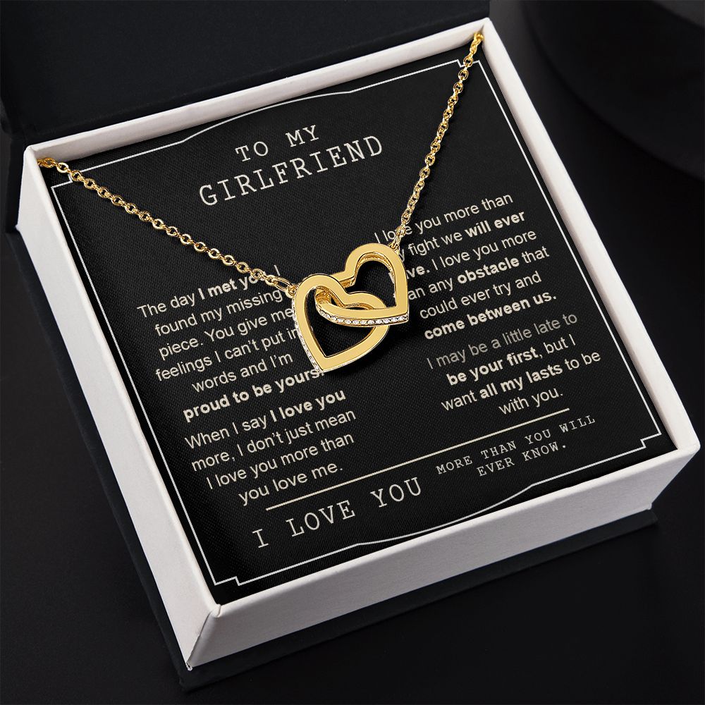 To My Girlfriend Necklace from Boyfriend To My Future Wife Necklace Jewelry For Girlfriend Gift For Girlfriend Gift for Her Romantic Birthday Valentines Day Gift For Girlfriend Gifts Necklaces