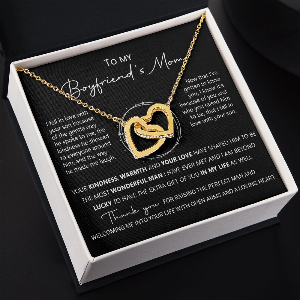 To My Boyfriend Mom Gift Necklace for Boyfriends Mom Gift Mother in Law Jewelry Gift Birthday Gift For Boyfriend's Mom Gift for Boyfriends Mom Gift for Boyfriend's Mom