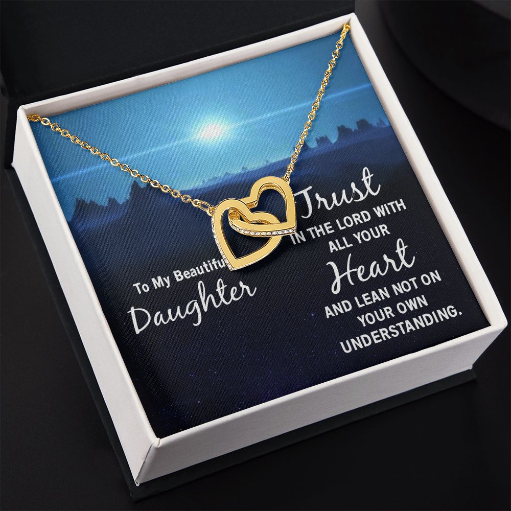 To My Daughter Necklace Gift from Mom, Mother and Daughter Jewelry Necklace for Girls, Mother Daughter Gift Ideas, Jewelry Pendant Necklace