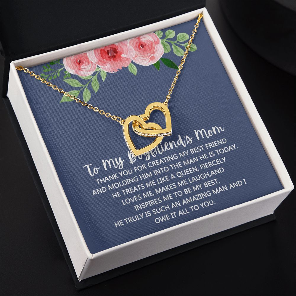 To My Boyfriend Mom Gift Necklace for Boyfriends Mom Gift Mother in Law Jewelry Gift Birthday Gift For Boyfriend's Mom Gift for Boyfriend Mom Gift for Boyfriend's Mom