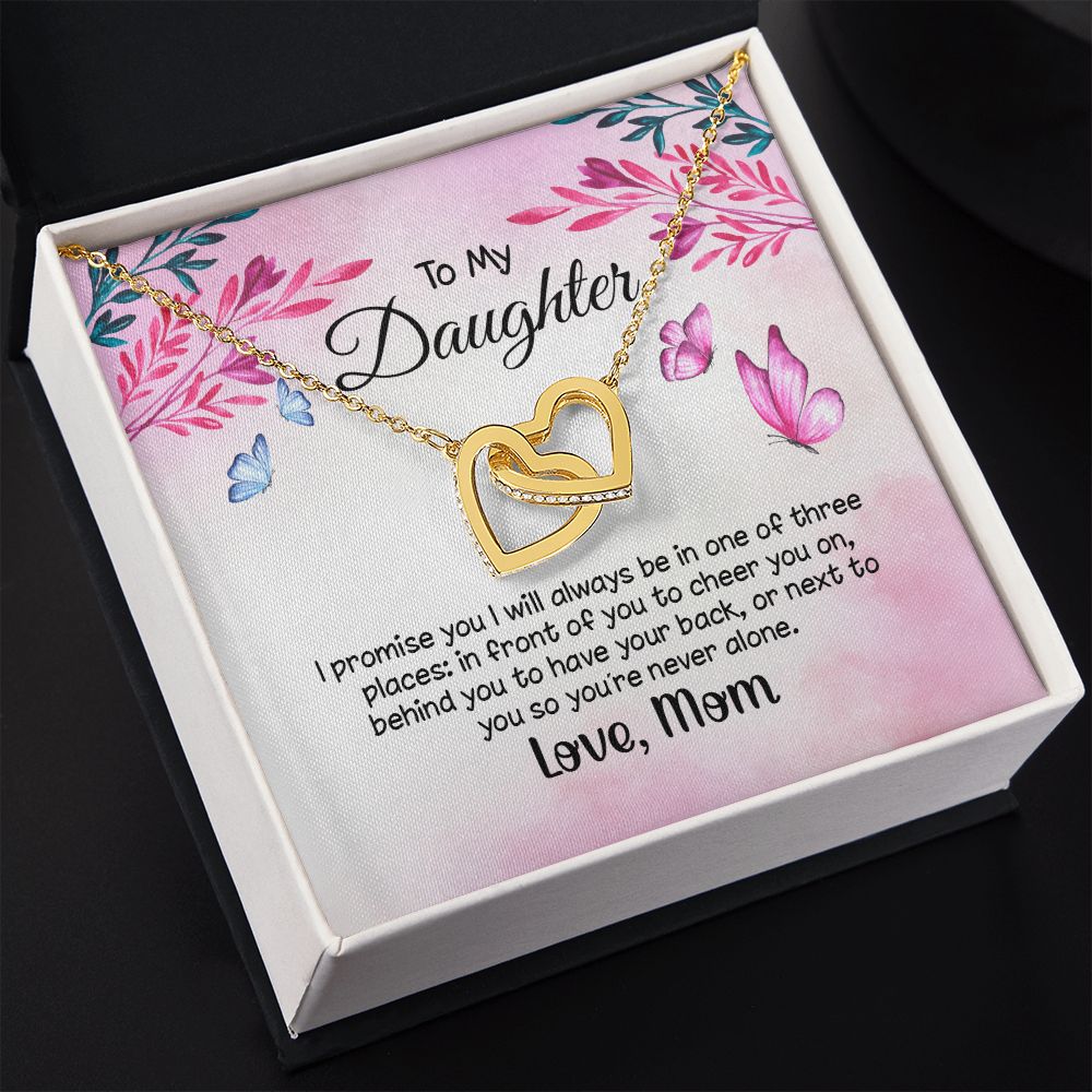 To My Daughter Necklace Gift from Mom, Mother and Daughter Jewelry Necklace for Girls, Mother Daughter Gift Ideas, Jewelry Pendant Necklace