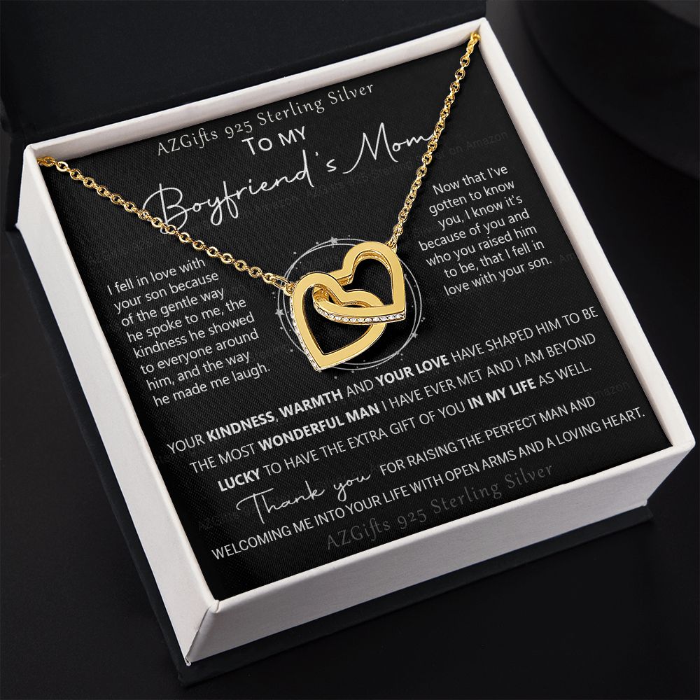 To My Boyfriend's Mom Necklace, Gift for Boyfriend's Mom, Boyfriend's Mom Gift, Boyfriends Mom Birthday Gift, Mother's Day Gift for Boyfriends Mom, Boyfriend Mom Jewelry