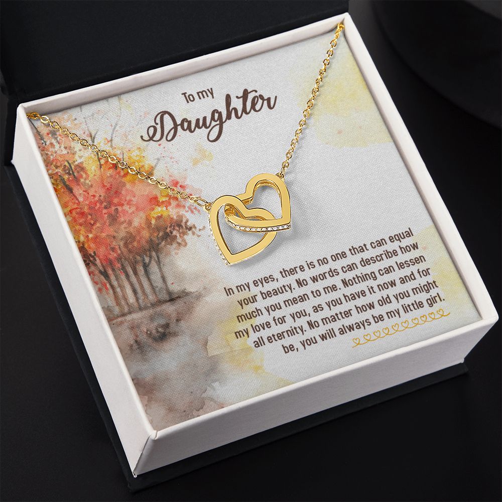 To My Daughter Necklace Gift from Mom, Mother and Daughter Jewelry Necklace for Girls, Mother Daughter Gift Ideas, Jewelry Pendant Necklace