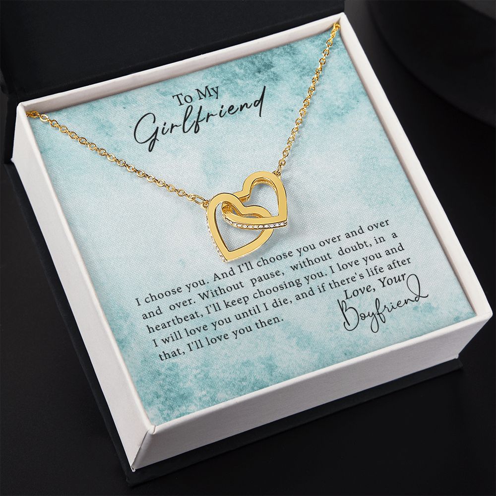 To My Girlfriend Necklace from Boyfriend To My Future Wife Necklace Jewelry For Girlfriend Gift For Girlfriend Gift for Her Romantic Birthday Valentines Day Gift For Girlfriend Gifts Necklaces
