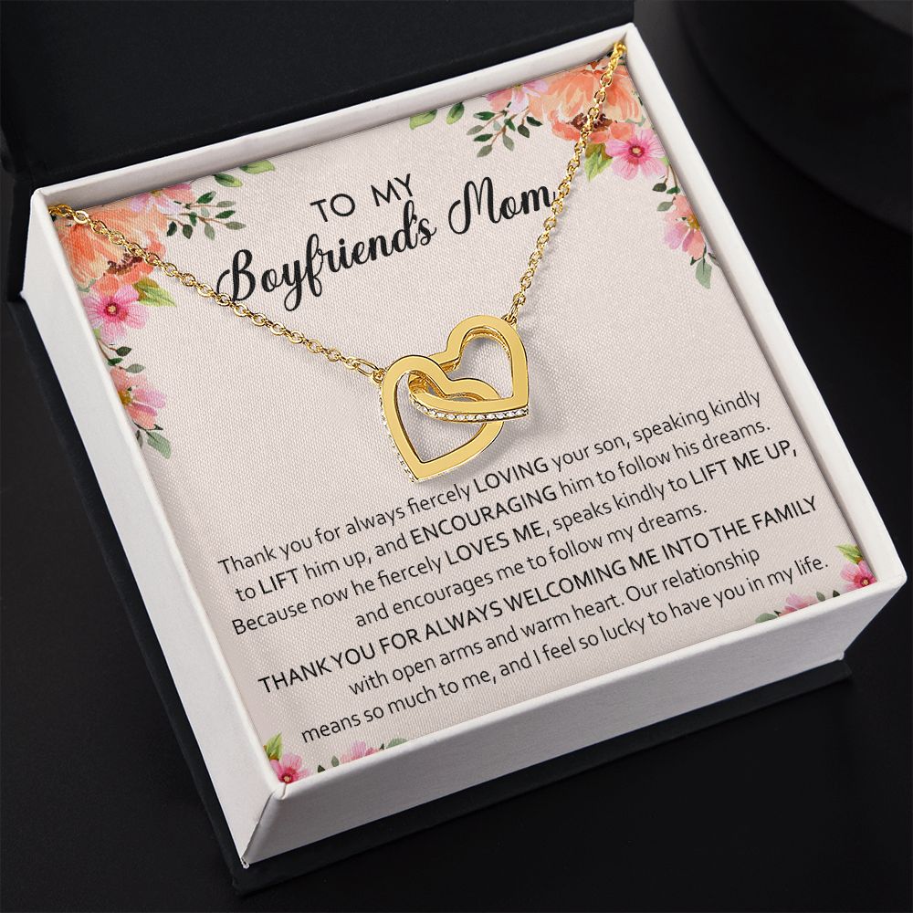To My Boyfriend Mom Gift Necklace for Boyfriends Mom Gift Mother in Law Jewelry Gift Birthday Gift For Boyfriend's Mom Gift for Boyfriend Mom Gift for Boyfriend's Mom