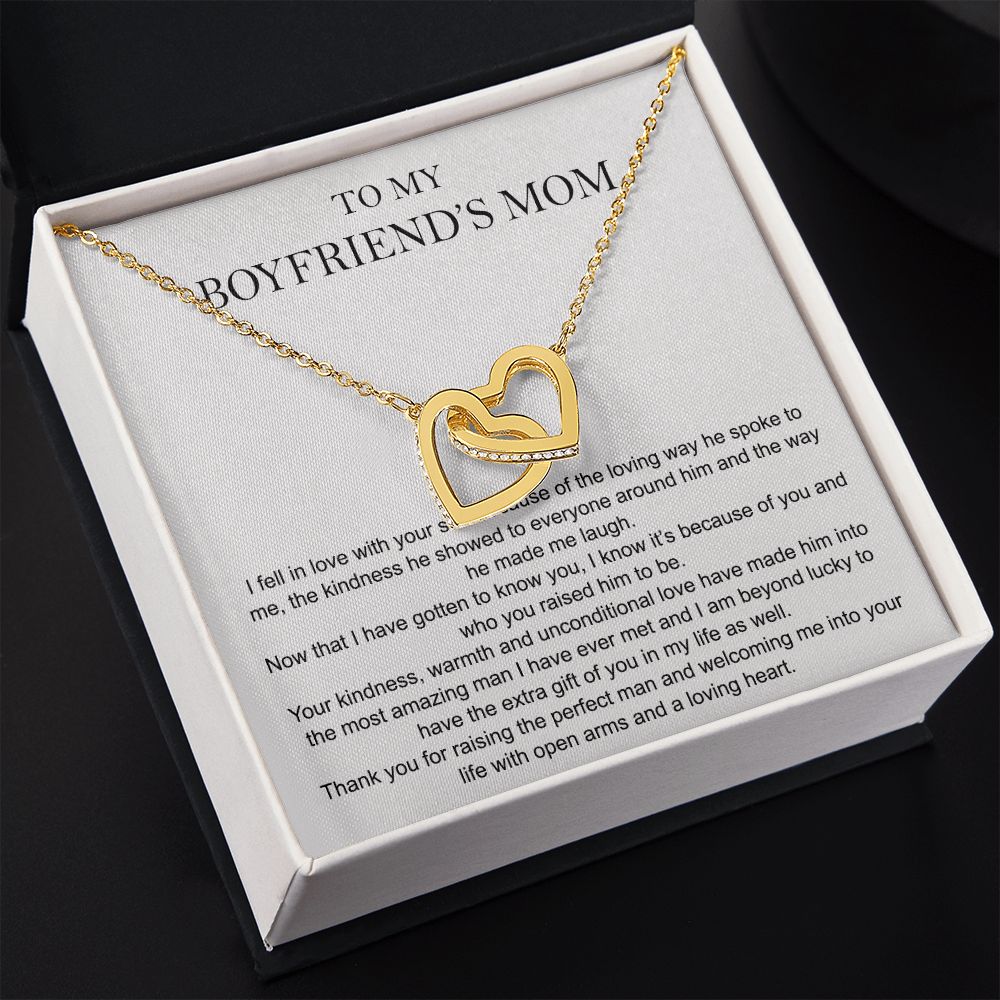 To My Boyfriend Mom Gift Necklace for Boyfriends Mom Gift Mother in Law Jewelry Gift Birthday Gift For Boyfriend's Mom Gift for Boyfriends Mom Gift for Boyfriend's Mom