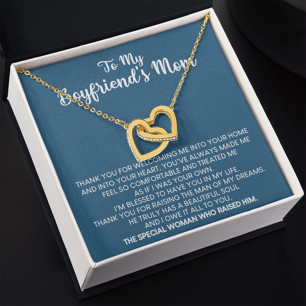 To My Boyfriend Mom Gift Necklace for Boyfriends Mom Gift Mother in Law Jewelry Gift Birthday Gift For Boyfriend's Mom Gift for Boyfriends Mom Gift for Boyfriend's Mom