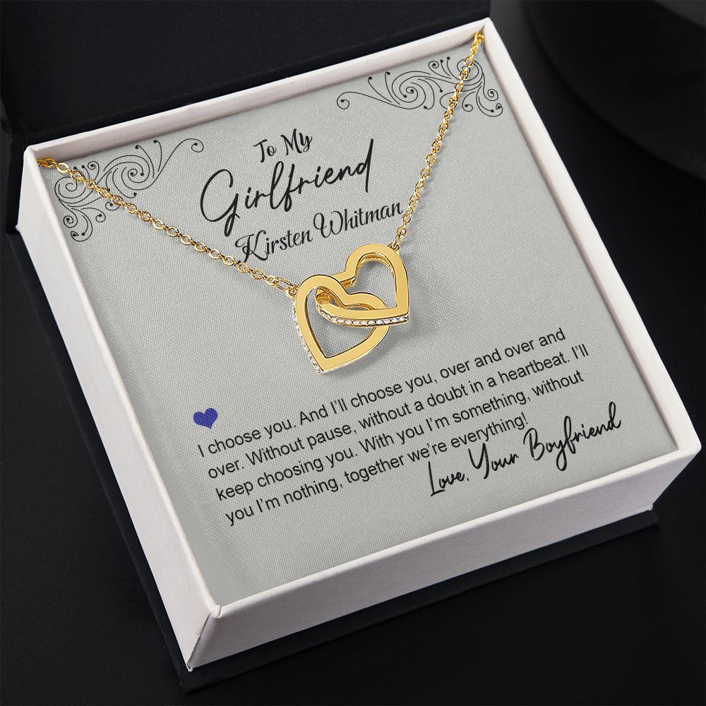 To My Girlfriend Necklace from Boyfriend To My Future Wife Necklace Jewelry For Girlfriend Gift For Girlfriend Gift for Her Romantic Birthday Valentines Day Gift For Girlfriend Gifts Necklaces
