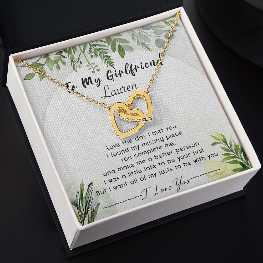 To My Girlfriend Necklace from Boyfriend To My Future Wife Necklace Jewelry For Girlfriend Gift For Girlfriend Gift for Her Romantic Birthday Valentines Day Gift For Girlfriend Gifts Necklaces