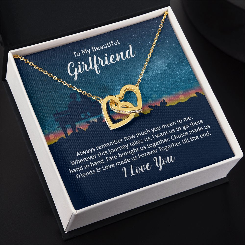 To My Girlfriend Necklace from Boyfriend To My Future Wife Necklace Jewelry For Girlfriend Gift For Girlfriend Gift for Her Romantic Birthday Valentines Day Gift For Girlfriend Gifts Necklaces