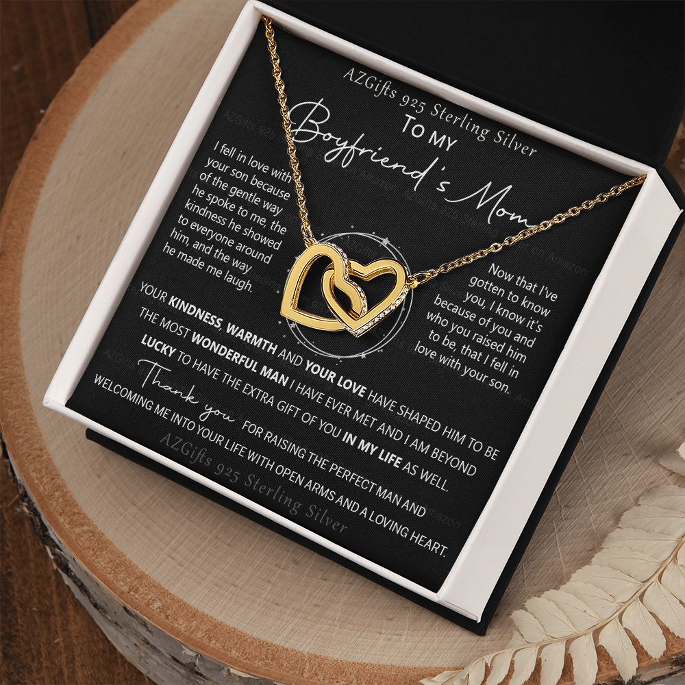 To My Boyfriend's Mom Necklace, Gift for Boyfriend's Mom, Boyfriend's Mom Gift, Boyfriends Mom Birthday Gift, Mother's Day Gift for Boyfriends Mom, Boyfriend Mom Jewelry