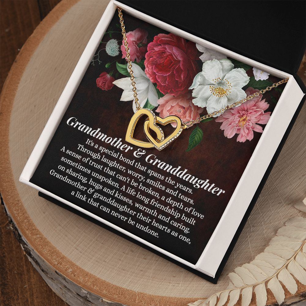 To My Grandma Necklace, Gift for Grandmother Necklace, Mothers Day Gift For Grandma Nana, Grandma Jewelry From Grandchildren GrandKids , Jewelry Box Gift For Grandma Grandmother