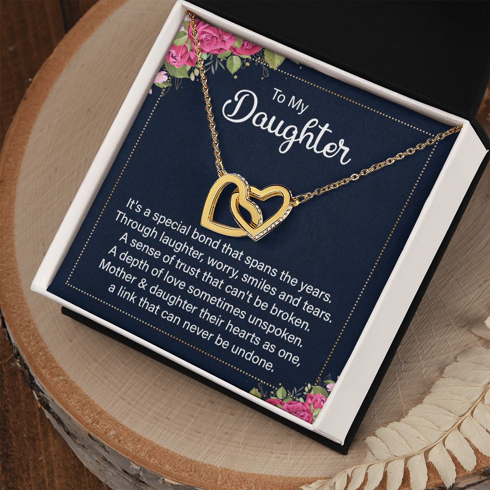 To My Daughter Necklace Gift from Mom, Mother and Daughter Jewelry Necklace for Girls, Mother Daughter Gift Ideas, Jewelry Pendant Necklace