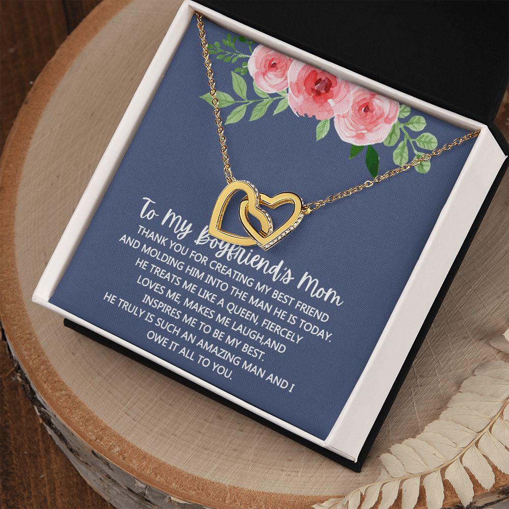 To My Boyfriend Mom Gift Necklace for Boyfriends Mom Gift Mother in Law Jewelry Gift Birthday Gift For Boyfriend's Mom Gift for Boyfriend Mom Gift for Boyfriend's Mom