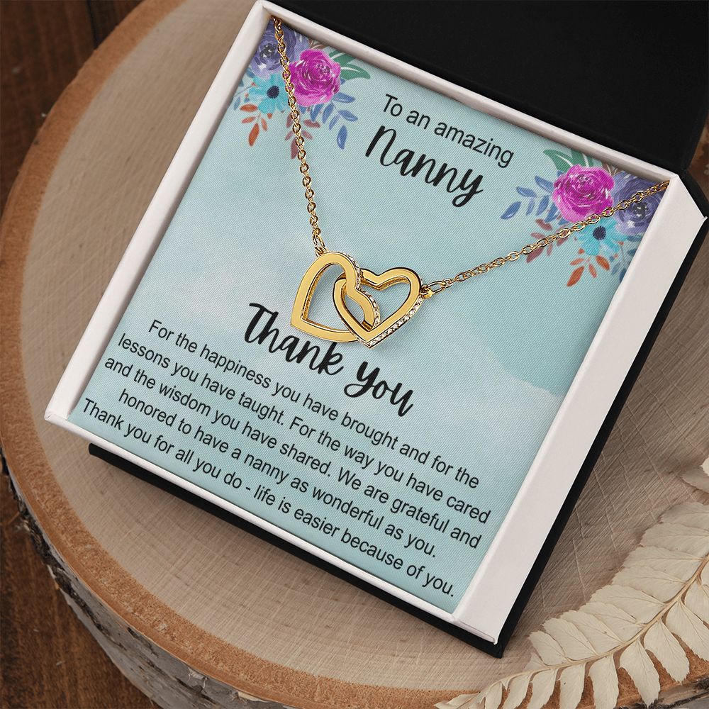 To My Grandma Necklace, Gift for Grandmother Necklace, Mothers Day Gift For Grandma Nana, Grandma Jewelry From Grandchildren GrandKids , Jewelry Box Gift For Grandma Grandmother