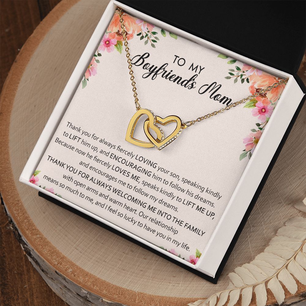 To My Boyfriend Mom Gift Necklace for Boyfriends Mom Gift Mother in Law Jewelry Gift Birthday Gift For Boyfriend's Mom Gift for Boyfriend Mom Gift for Boyfriend's Mom