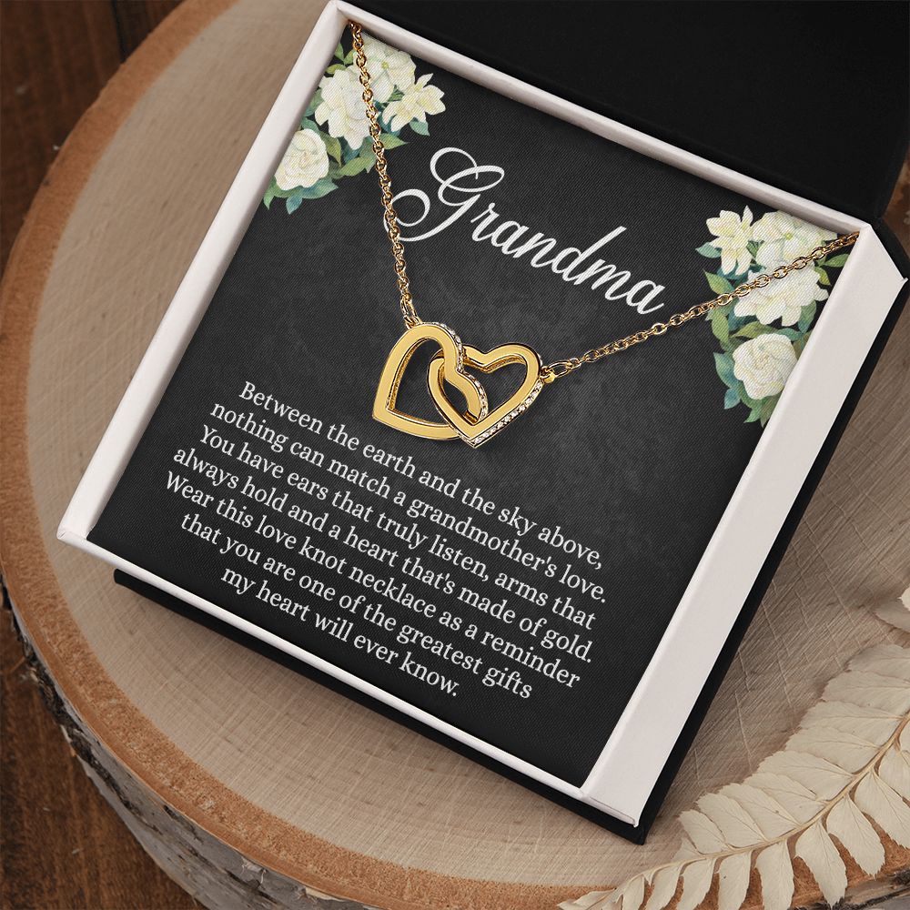 To My Grandma Necklace, Gift for Grandmother Necklace, Mothers Day Gift For Grandma Nana, Grandma Jewelry From Grandchildren GrandKids , Jewelry Box Gift For Grandma Grandmother