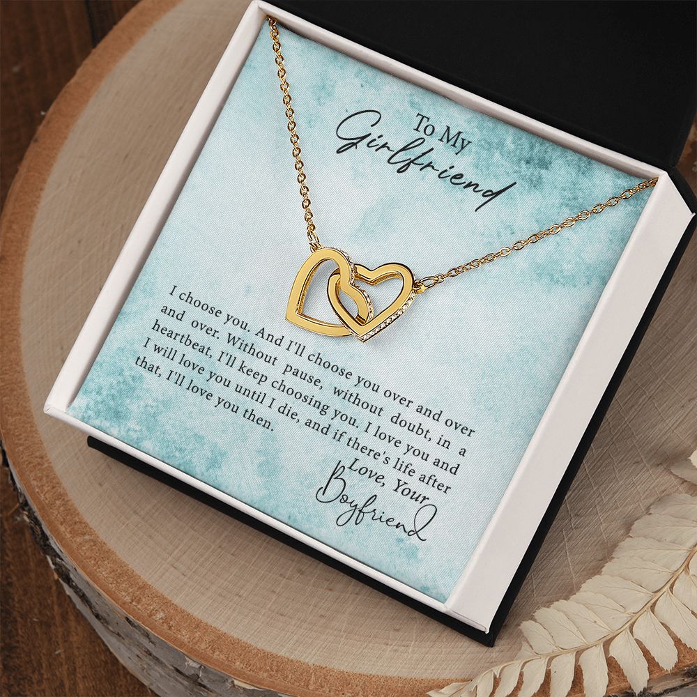 To My Girlfriend Necklace from Boyfriend To My Future Wife Necklace Jewelry For Girlfriend Gift For Girlfriend Gift for Her Romantic Birthday Valentines Day Gift For Girlfriend Gifts Necklaces