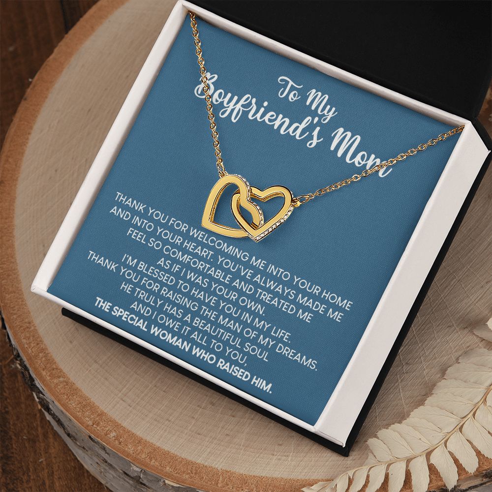 To My Boyfriend Mom Gift Necklace for Boyfriends Mom Gift Mother in Law Jewelry Gift Birthday Gift For Boyfriend's Mom Gift for Boyfriends Mom Gift for Boyfriend's Mom