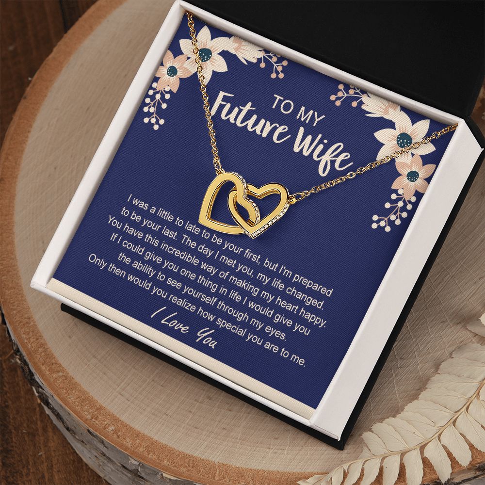 To My Future Wife Necklace from Boyfriend, Personalized Necklace for Women, Luxury Necklace for Girlfriend, Wedding Anniversary Present For Her, Girlfriend Gift Jewelry Christmas Birthday Gift