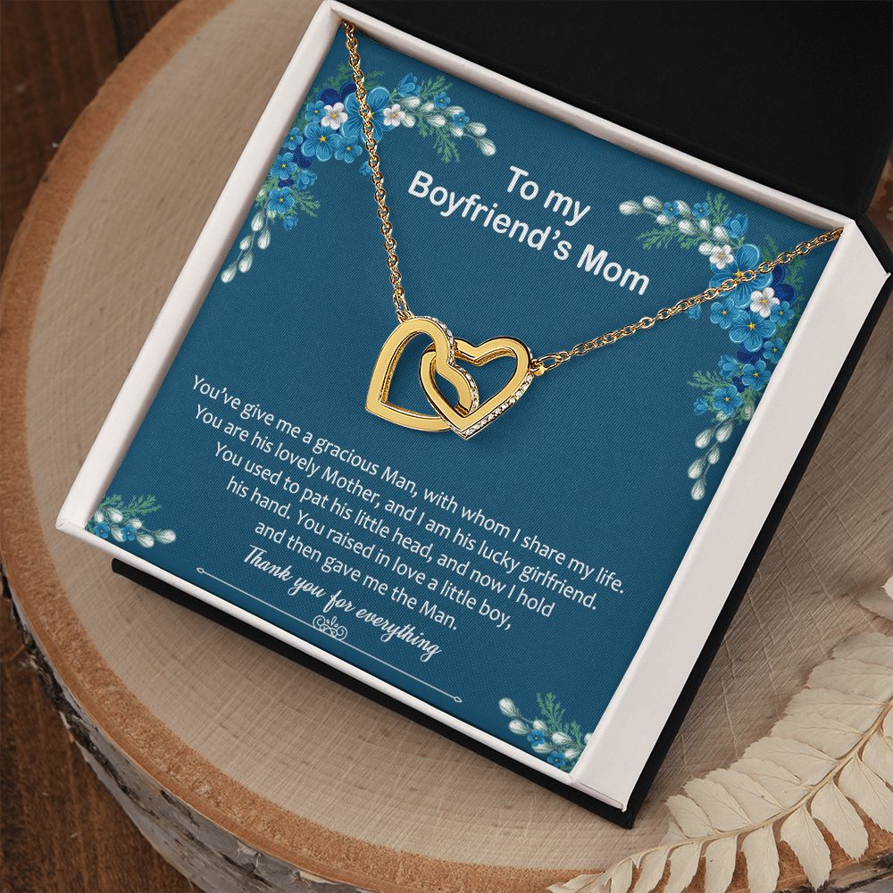 To My Boyfriend Mom Gift Necklace for Boyfriends Mom Gift Mother in Law Jewelry Gift Birthday Gift For Boyfriend's Mom Gift for Boyfriends Mom Gift for Boyfriend's Mom