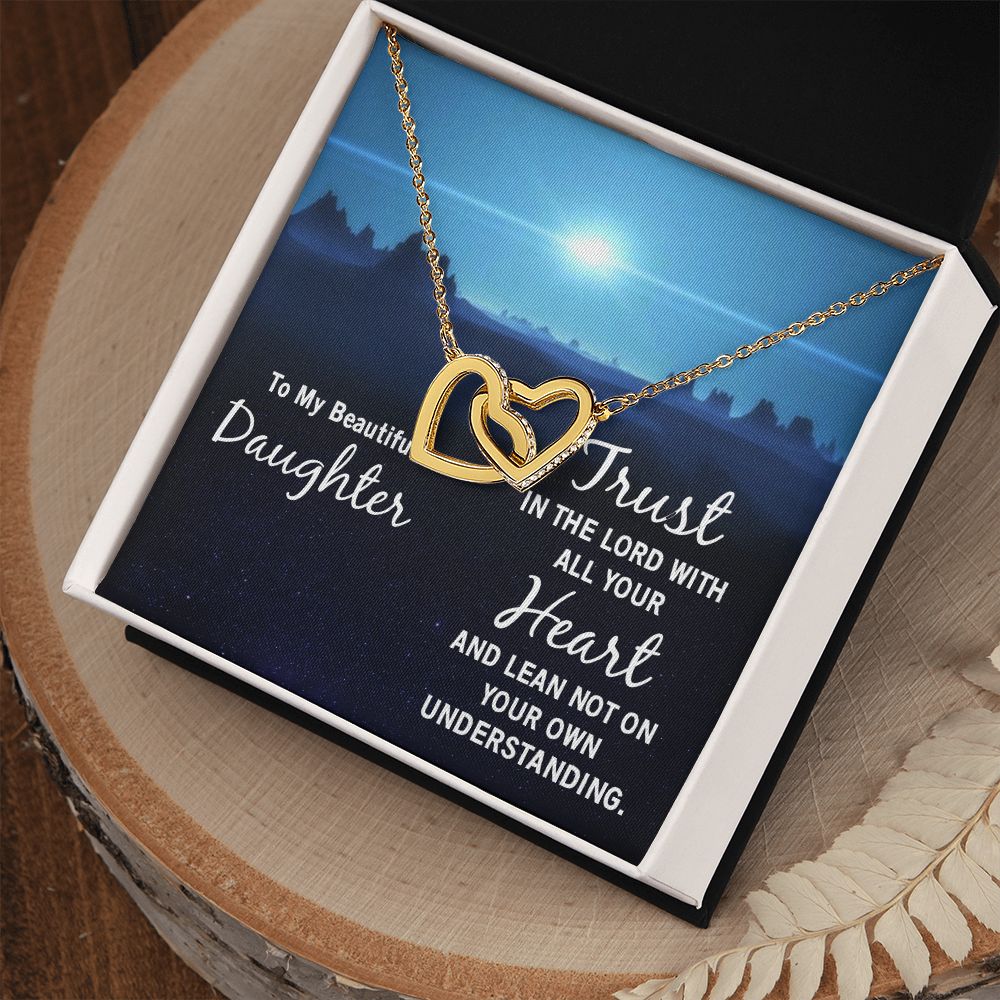 To My Daughter Necklace Gift from Mom, Mother and Daughter Jewelry Necklace for Girls, Mother Daughter Gift Ideas, Jewelry Pendant Necklace
