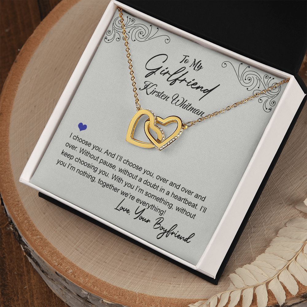 To My Girlfriend Necklace from Boyfriend To My Future Wife Necklace Jewelry For Girlfriend Gift For Girlfriend Gift for Her Romantic Birthday Valentines Day Gift For Girlfriend Gifts Necklaces