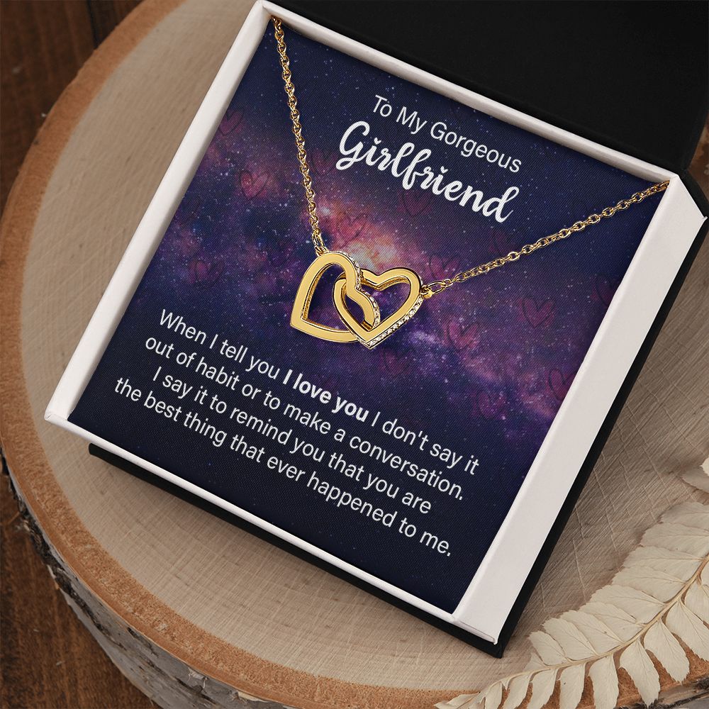 To My Girlfriend Necklace from Boyfriend To My Future Wife Necklace Jewelry For Girlfriend Gift For Girlfriend Gift for Her Romantic Birthday Valentines Day Gift For Girlfriend Gifts Necklaces