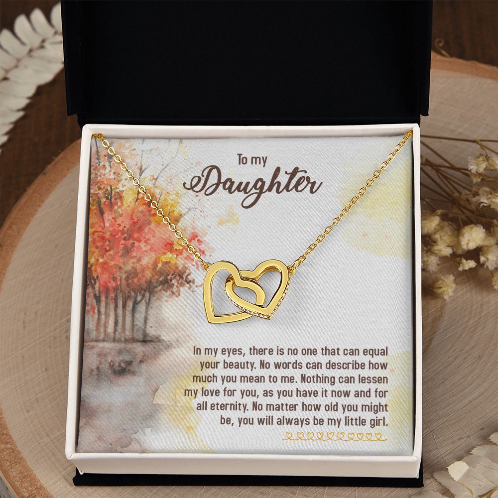 To My Daughter Necklace Gift from Mom, Mother and Daughter Jewelry Necklace for Girls, Mother Daughter Gift Ideas, Jewelry Pendant Necklace
