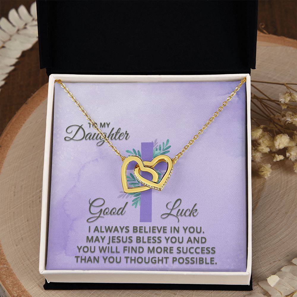 To My Daughter Necklace Gift from Mom, Mother and Daughter Jewelry Necklace for Girls, Mother Daughter Gift Ideas, Jewelry Pendant Necklace