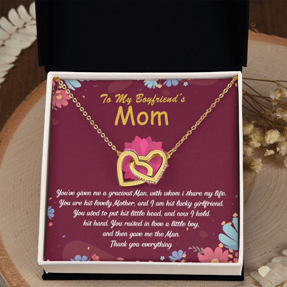 To My Boyfriend Mom Gift Necklace for Boyfriends Mom Gift Mother in Law Jewelry Gift Birthday Gift For Boyfriend's Mom Gift for Boyfriends Mom Gift for Boyfriend's Mom