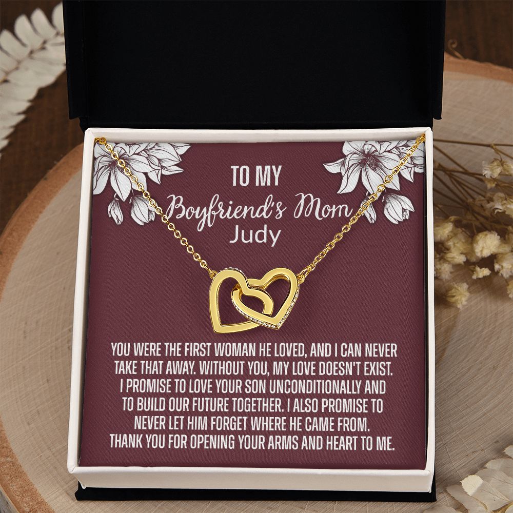 To My Boyfriend Mom Gift Necklace for Boyfriends Mom Gift Mother in Law Jewelry Gift Birthday Gift For Boyfriend's Mom Gift for Boyfriends Mom Gift for Boyfriend's Mom