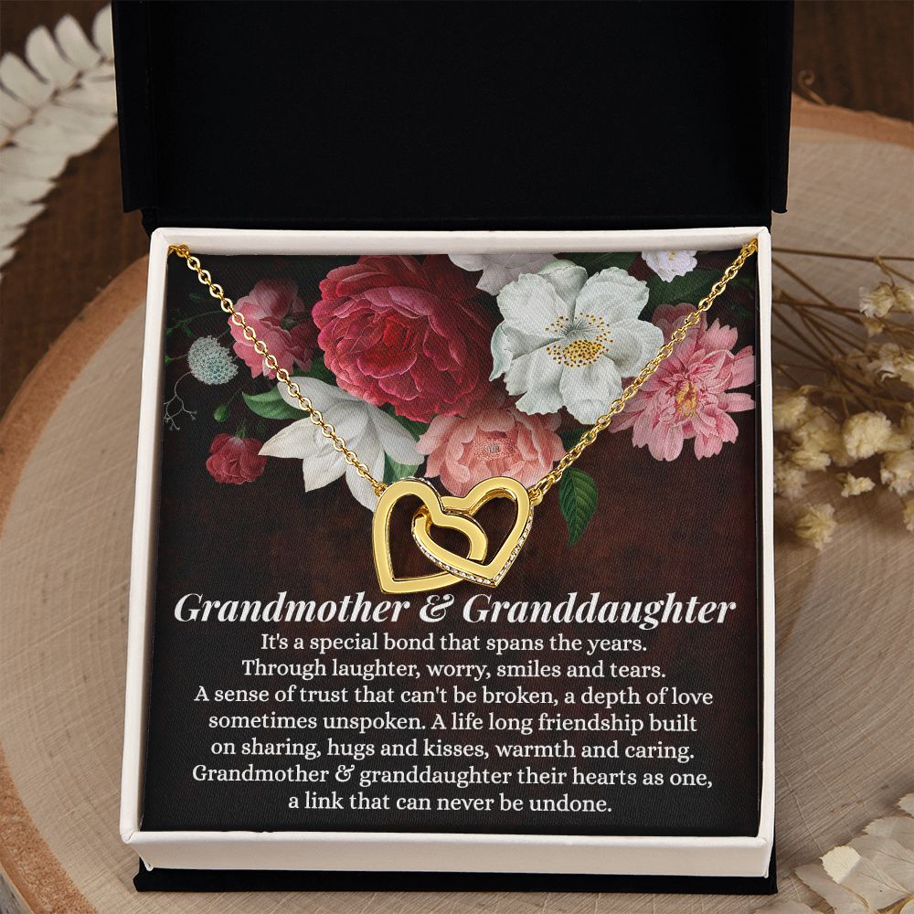 To My Grandma Necklace, Gift for Grandmother Necklace, Mothers Day Gift For Grandma Nana, Grandma Jewelry From Grandchildren GrandKids , Jewelry Box Gift For Grandma Grandmother