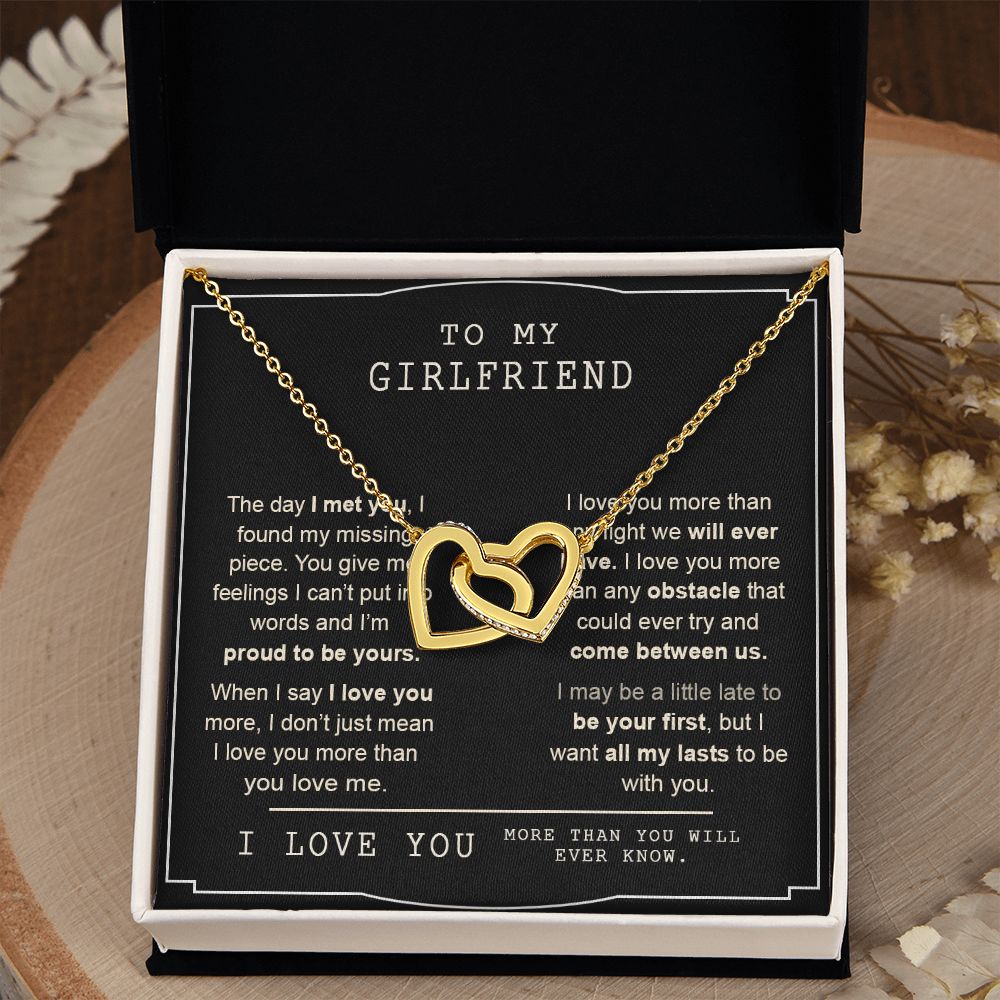 To My Girlfriend Necklace from Boyfriend To My Future Wife Necklace Jewelry For Girlfriend Gift For Girlfriend Gift for Her Romantic Birthday Valentines Day Gift For Girlfriend Gifts Necklaces
