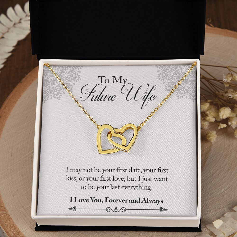 To My Future Wife Necklace from Boyfriend, Personalized Necklace for Women, Luxury Necklace for Girlfriend, Wedding Anniversary Present For Her, Girlfriend Gift Jewelry Christmas Birthday Gift