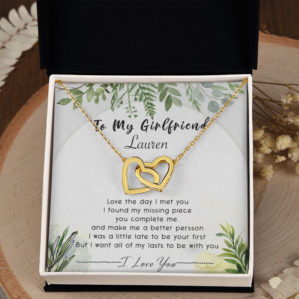 To My Girlfriend Necklace from Boyfriend To My Future Wife Necklace Jewelry For Girlfriend Gift For Girlfriend Gift for Her Romantic Birthday Valentines Day Gift For Girlfriend Gifts Necklaces