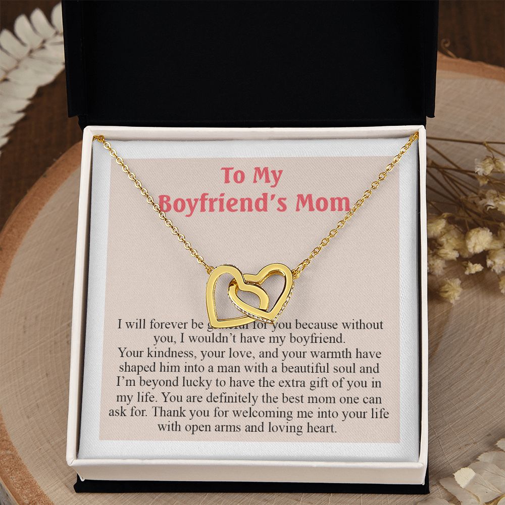 To My Boyfriend Mom Gift Necklace for Boyfriends Mom Gift Mother in Law Jewelry Gift Birthday Gift For Boyfriend's Mom Gift for Boyfriends Mom Gift for Boyfriend's Mom