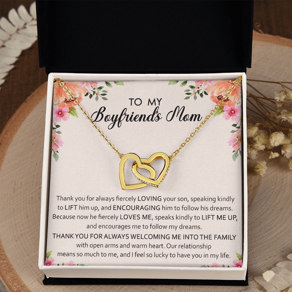 To My Boyfriend Mom Gift Necklace for Boyfriends Mom Gift Mother in Law Jewelry Gift Birthday Gift For Boyfriend's Mom Gift for Boyfriend Mom Gift for Boyfriend's Mom