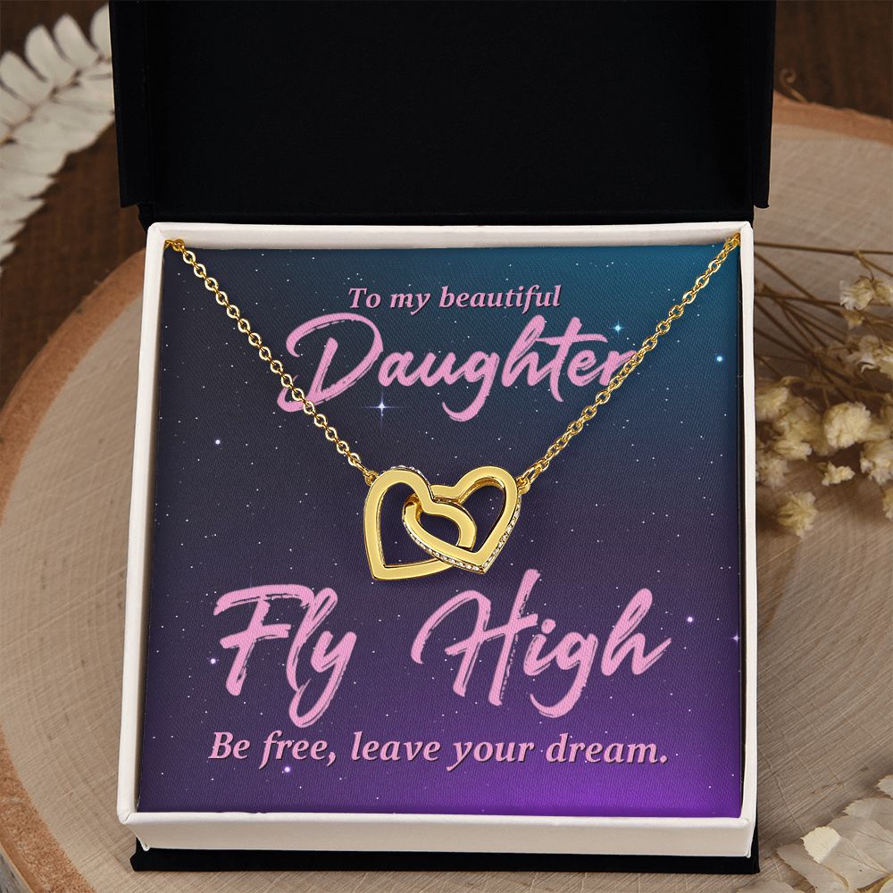 To My Daughter Necklace Gift from Mom, Mother and Daughter Jewelry Necklace for Girls, Mother Daughter Gift Ideas, Jewelry Pendant Necklace