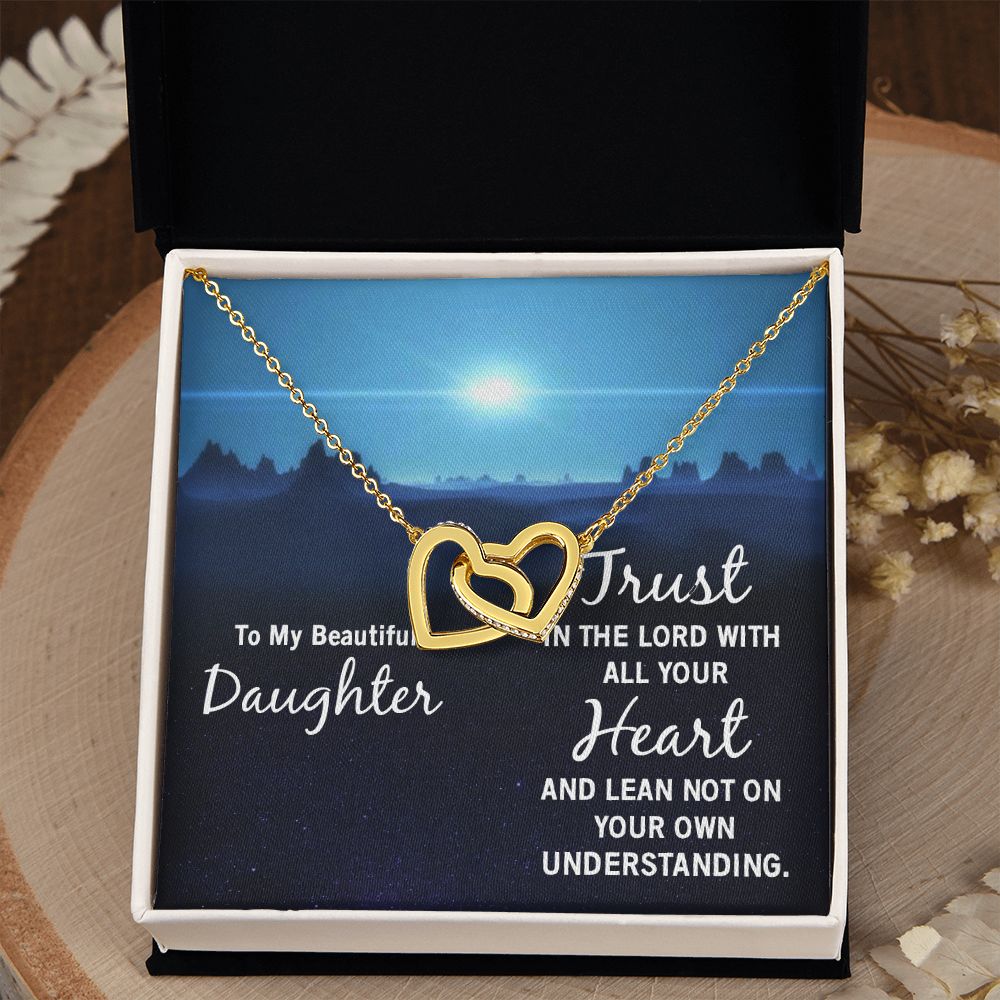 To My Daughter Necklace Gift from Mom, Mother and Daughter Jewelry Necklace for Girls, Mother Daughter Gift Ideas, Jewelry Pendant Necklace