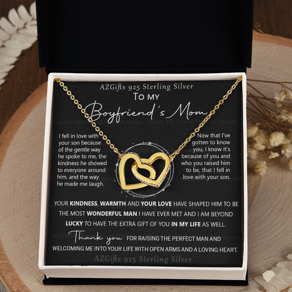 To My Boyfriend's Mom Necklace, Gift for Boyfriend's Mom, Boyfriend's Mom Gift, Boyfriends Mom Birthday Gift, Mother's Day Gift for Boyfriends Mom, Boyfriend Mom Jewelry