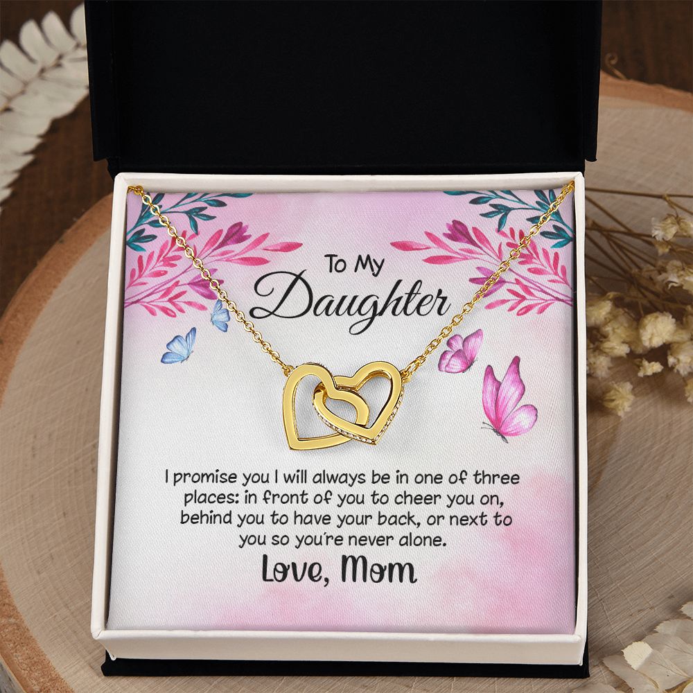 To My Daughter Necklace Gift from Mom, Mother and Daughter Jewelry Necklace for Girls, Mother Daughter Gift Ideas, Jewelry Pendant Necklace