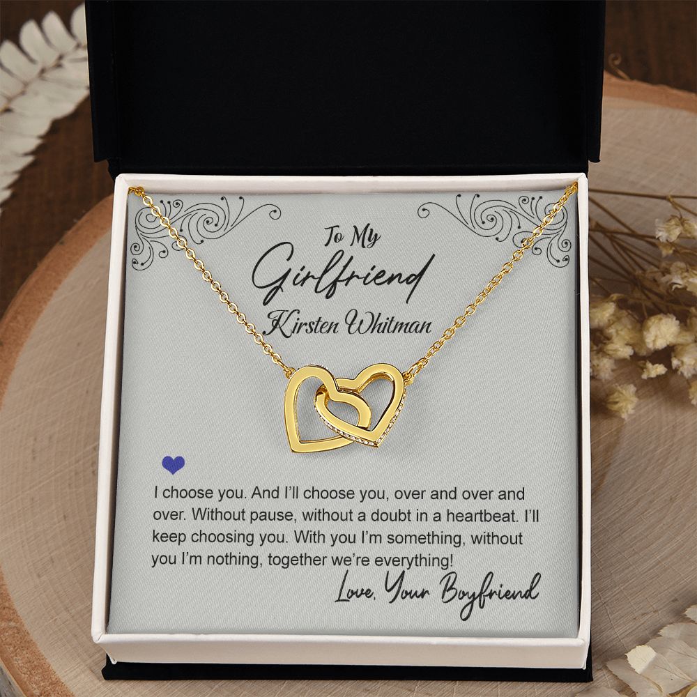 To My Girlfriend Necklace from Boyfriend To My Future Wife Necklace Jewelry For Girlfriend Gift For Girlfriend Gift for Her Romantic Birthday Valentines Day Gift For Girlfriend Gifts Necklaces